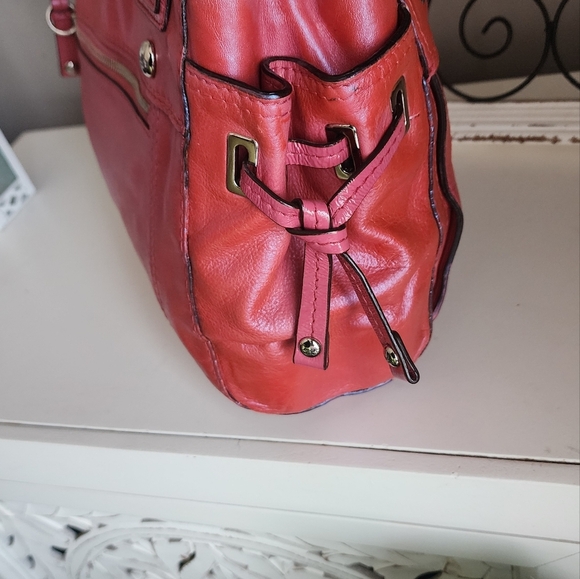 Coach Peyton CARRYALL Metallic PINK GUC RARE - Picture 4 of 10